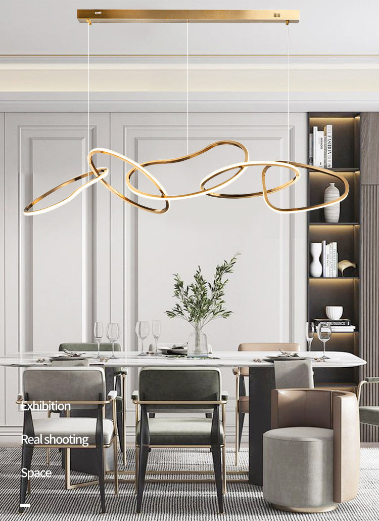 Moderne Noordse licht Luxe artistieke stijl Led kroonluchter Hanglamp voor hanglamp voor eetkamer