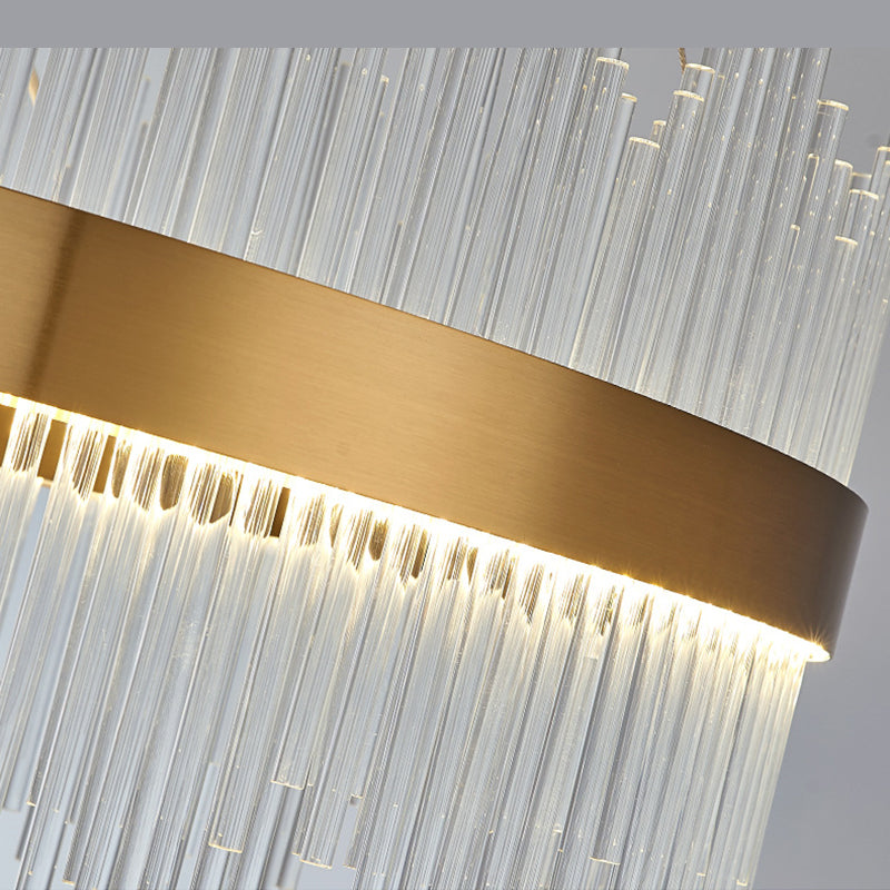 Luz de lujo moderno moderno simple led encogedor led lámpara luz para sala de estar dormitorio de comedor