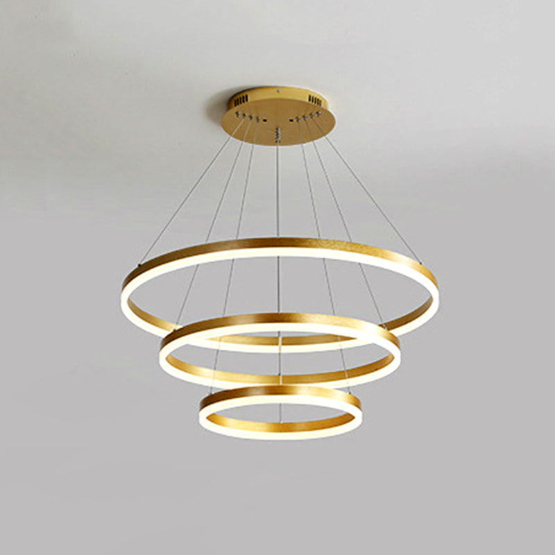 Pendre suspendant à lad la LED de style européen moderne pour salle à manger du salon