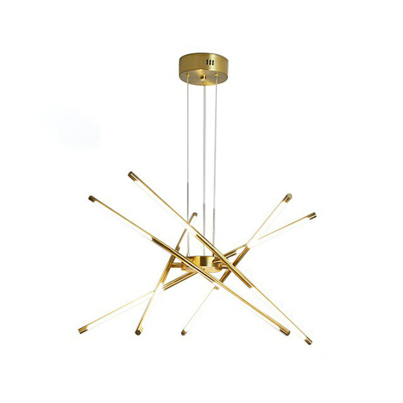 Luci a sospensione a sospensione in metallo Lampade sospese contemporanee per soggiorno