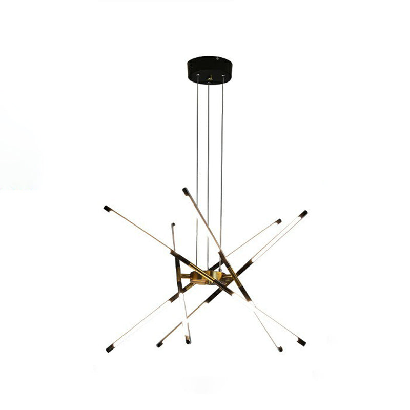 Luci a sospensione a sospensione in metallo Lampade sospese contemporanee per soggiorno