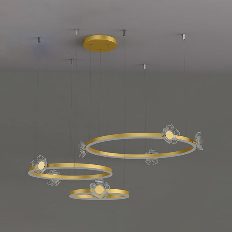 Plafond de cercle en métal à plusieurs niveaux