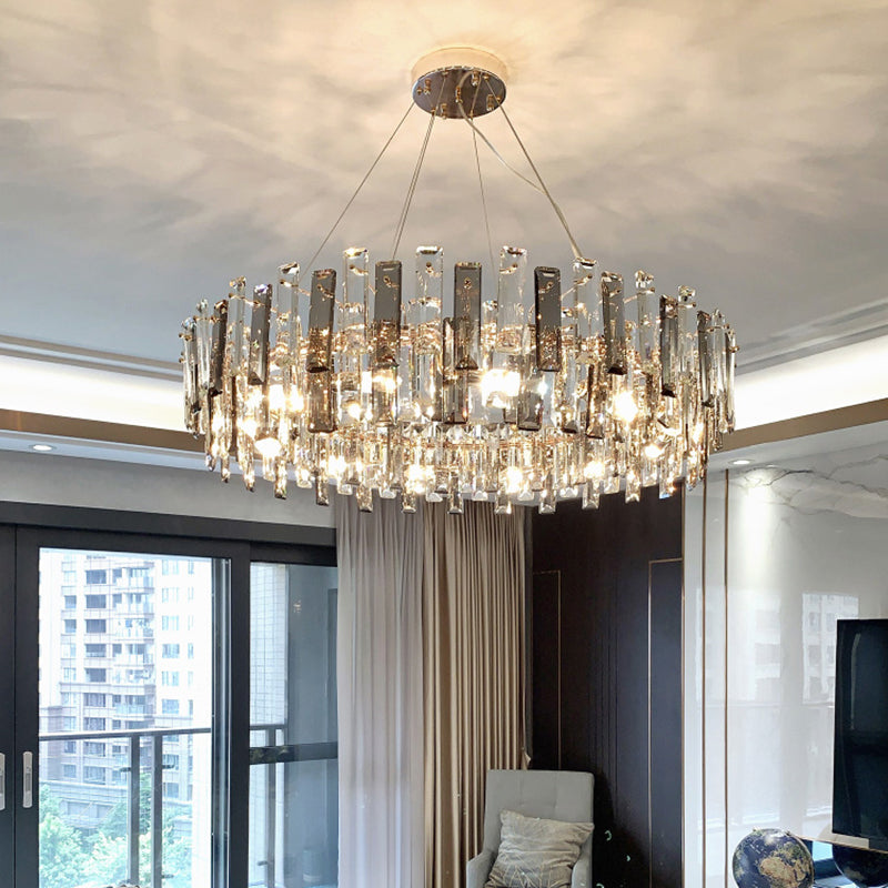 Luz de lámpara de araña moderna accesorios de iluminación de araña de araña circular