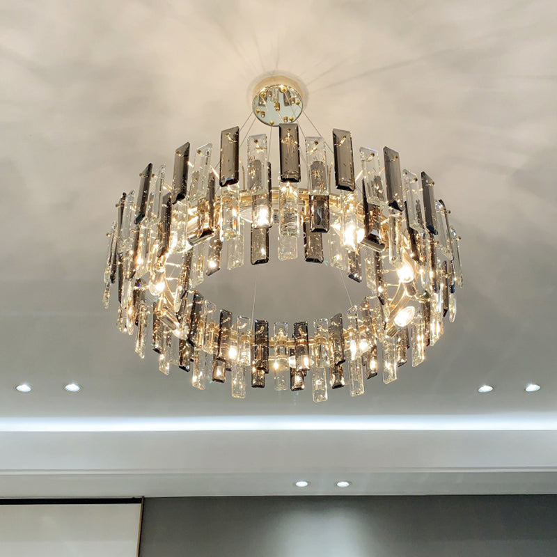 Luz de lámpara de araña moderna accesorios de iluminación de araña de araña circular