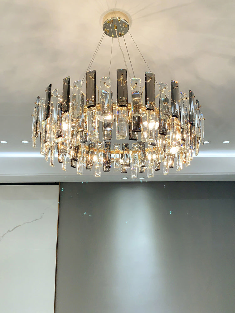 Luz de lámpara de araña moderna accesorios de iluminación de araña de araña circular