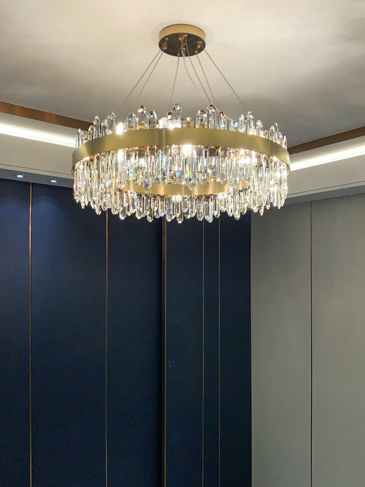 Modern Chandeliers For Foyer Circular Chandelier Pendant Lighting Fixtures