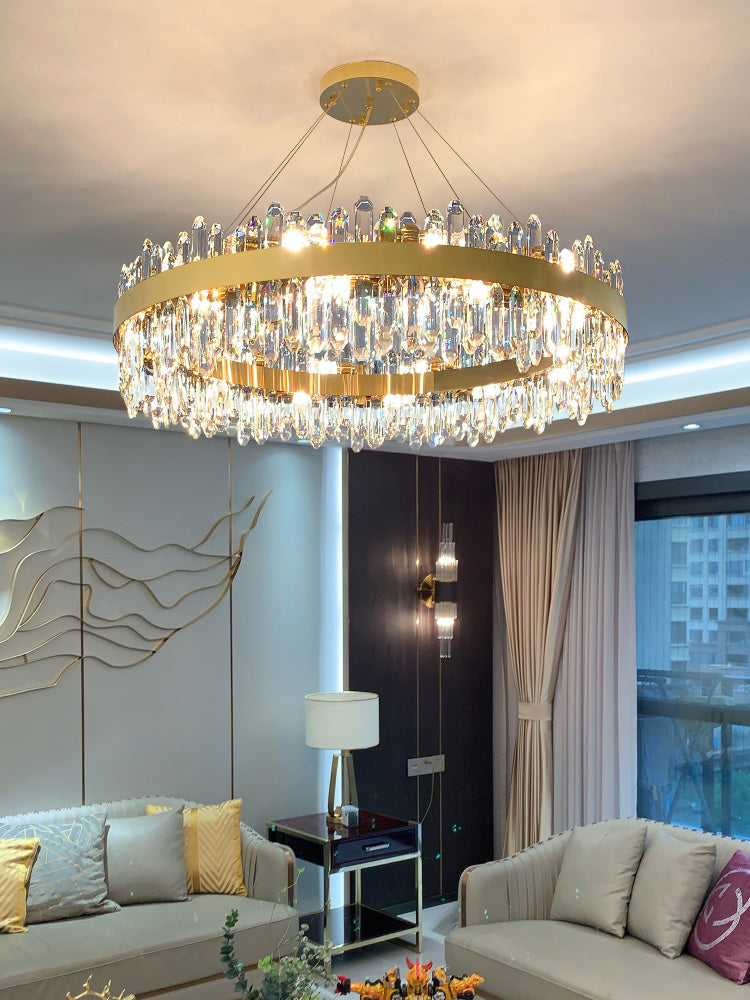 Modern Chandeliers For Foyer Circular Chandelier Pendant Lighting Fixtures