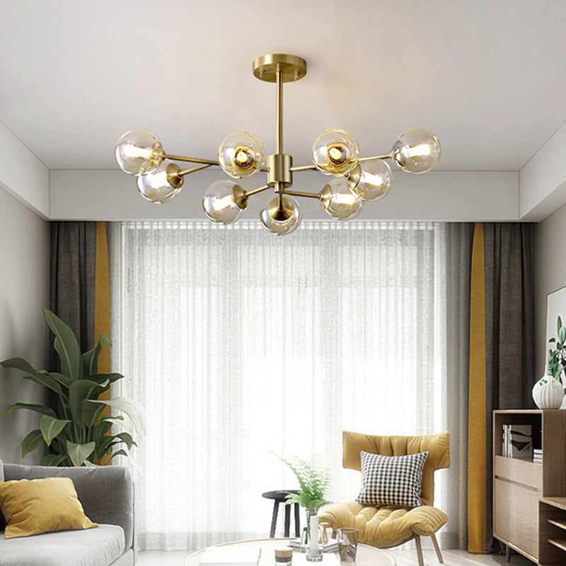 Modern Pendant Light Circular Chandelier Pendant Lighting Glass Pendant Chandelier