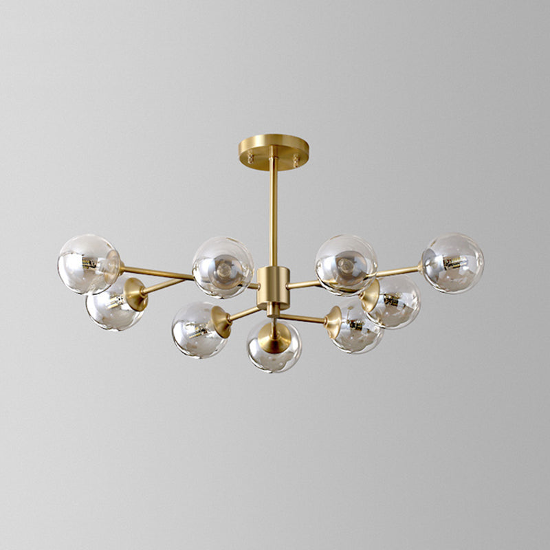 Modern Pendant Light Circular Chandelier Pendant Lighting Glass Pendant Chandelier