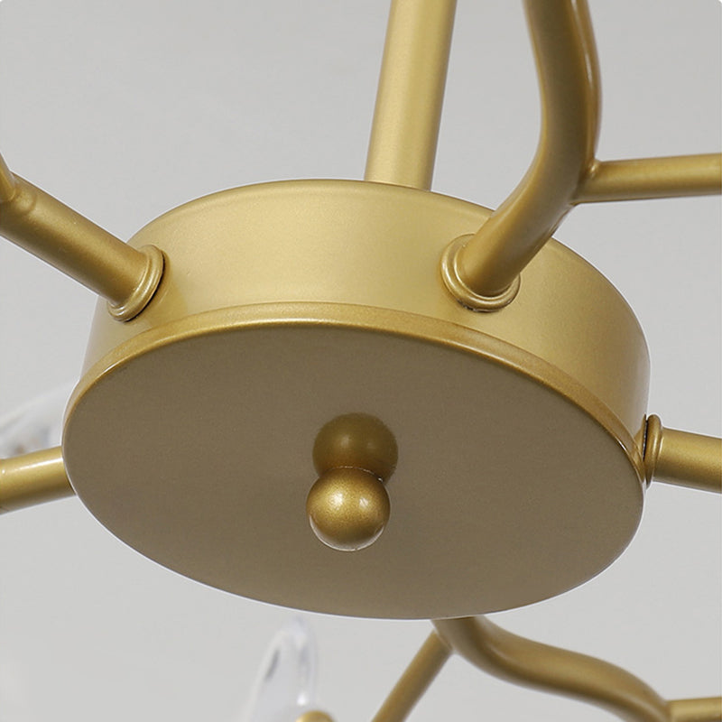 Contemporary Chandeliers Round Chandelier Light Fixtures Metal Chandelier