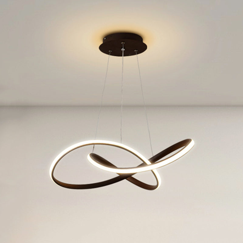 Nordic Modern Caractéristique Style LED PROSIBLE LUMIÈRE DE CHANDELIER POUR LA SALLE DU SOAU CHAMME SALLE