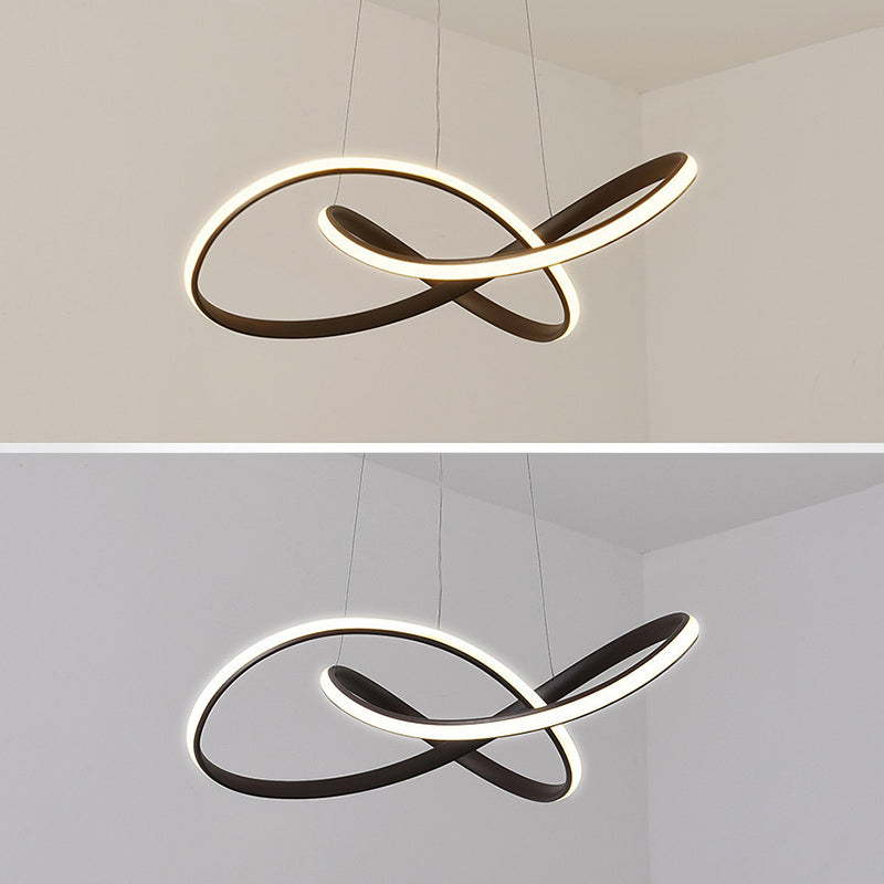 Nordic Modern Caractéristique Style LED PROSIBLE LUMIÈRE DE CHANDELIER POUR LA SALLE DU SOAU CHAMME SALLE