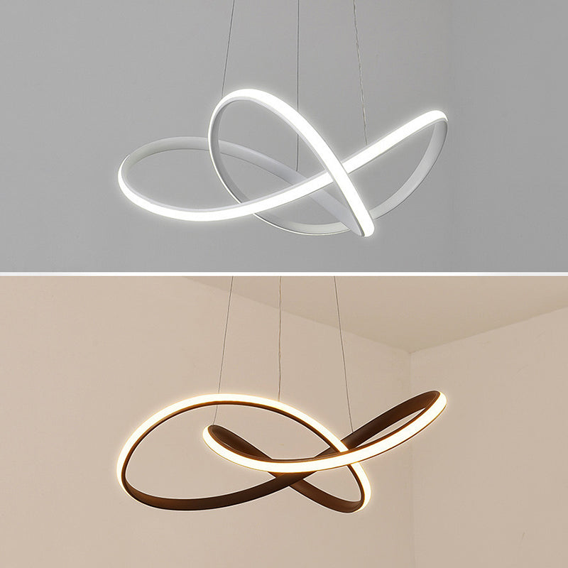 Nordic Modern Caractéristique Style LED PROSIBLE LUMIÈRE DE CHANDELIER POUR LA SALLE DU SOAU CHAMME SALLE