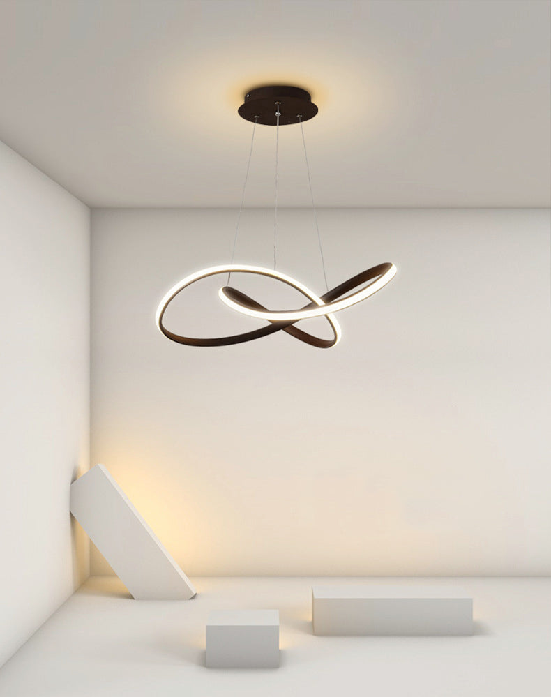 Nordic Modern Caractéristique Style LED PROSIBLE LUMIÈRE DE CHANDELIER POUR LA SALLE DU SOAU CHAMME SALLE