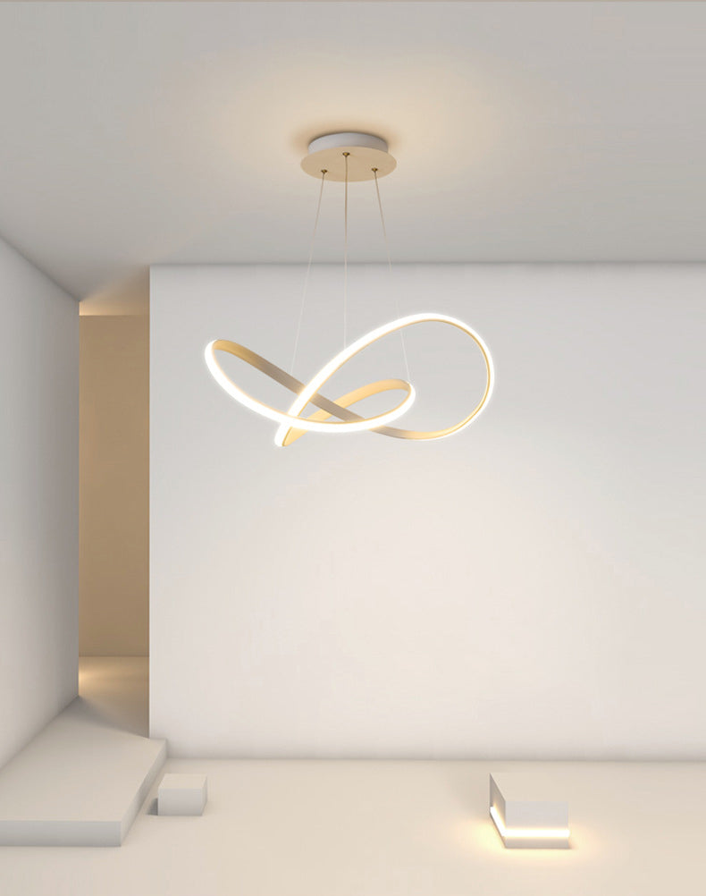 Nordic Modern Caractéristique Style LED PROSIBLE LUMIÈRE DE CHANDELIER POUR LA SALLE DU SOAU CHAMME SALLE