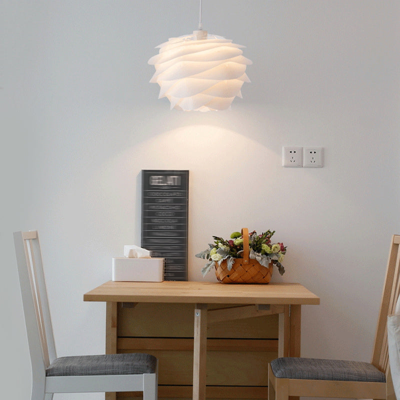 Modern Minimalist Pendant Light, Metallic Single-Bulb Hanging Pendant Lights in Gold