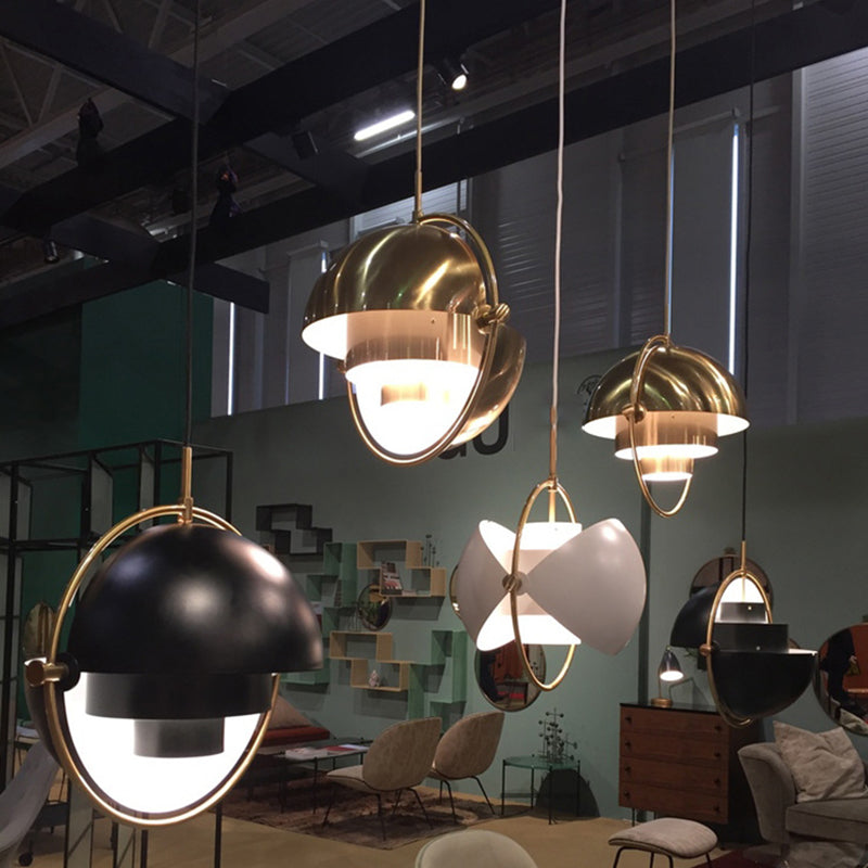 Luce a sospensione contemporanea in metallo Luce sospesa a 1 luce per sala da studio