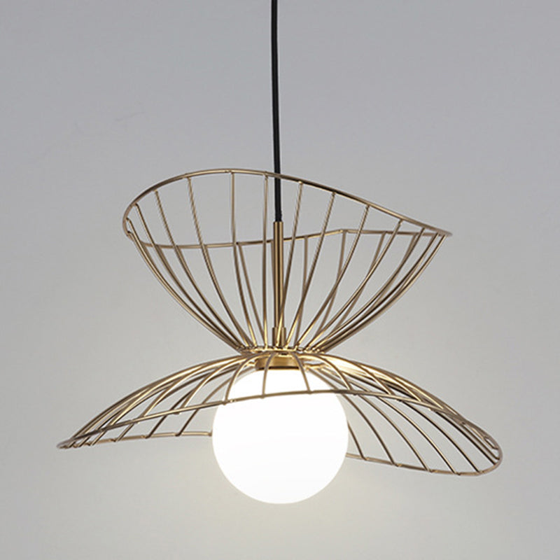 Iron Iron Contemporary sospeso a sospensione Light 1 ciondolo a 1 luce per sala da pranzo