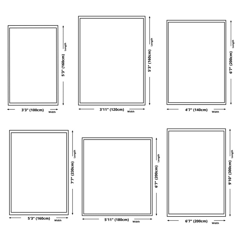 Trendy Geometric Pattern Carpet Polyester Area Rug Stain Resistant Indoor Carpet for Living Room