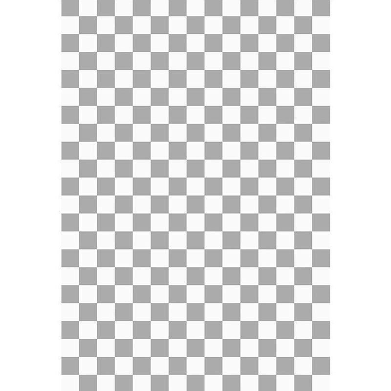 Minimalist Checkered Print Carpet Polyester Area Rug Stain Resistant Indoor Carpet for Living Room