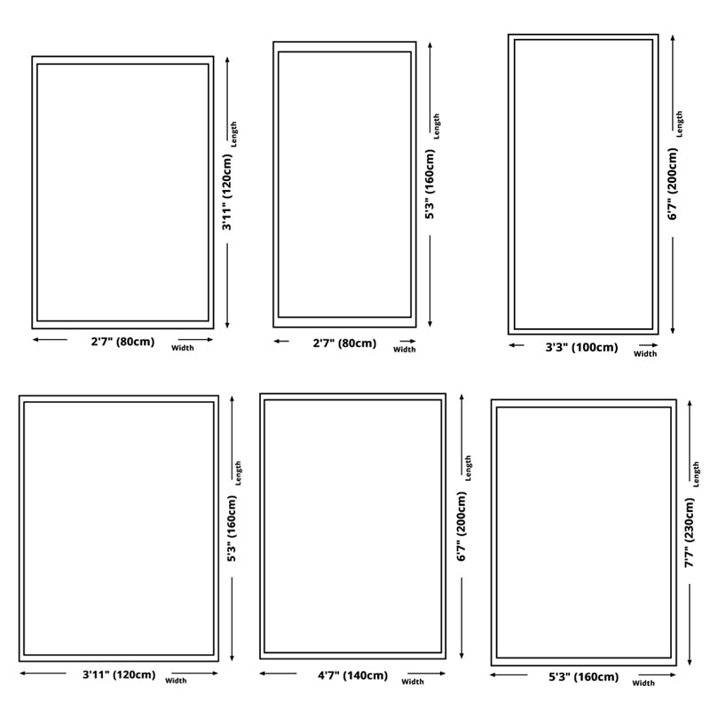 Minimalist Polyster Carpet Contemporary Plant Pattern Indoor Rug Washable Area Rug for Home Decor