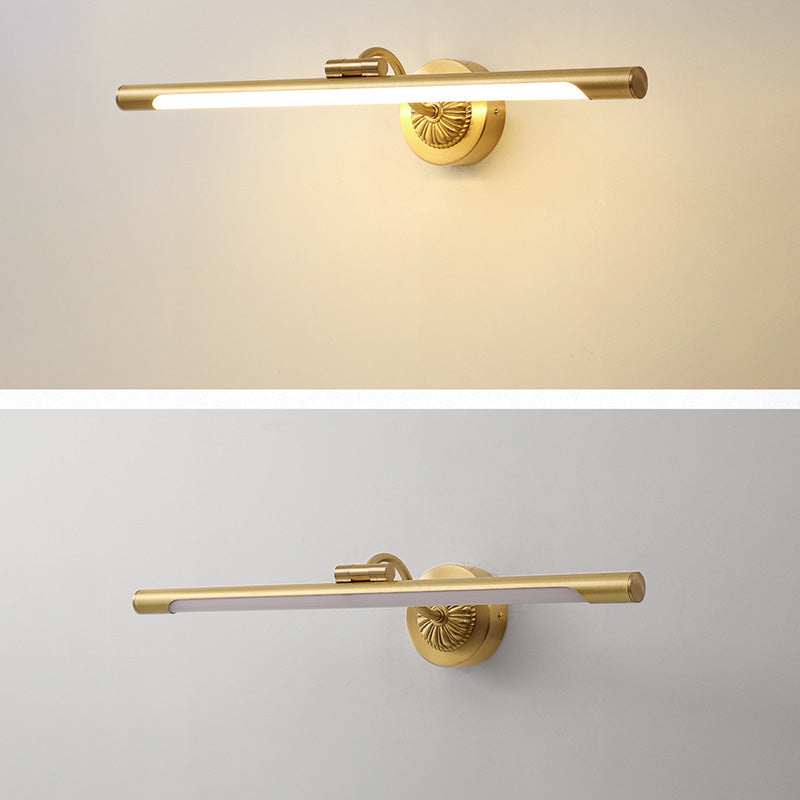 Luci a specchio vanità tradizionali Acrilico Acrilico Acrifide per il bagno