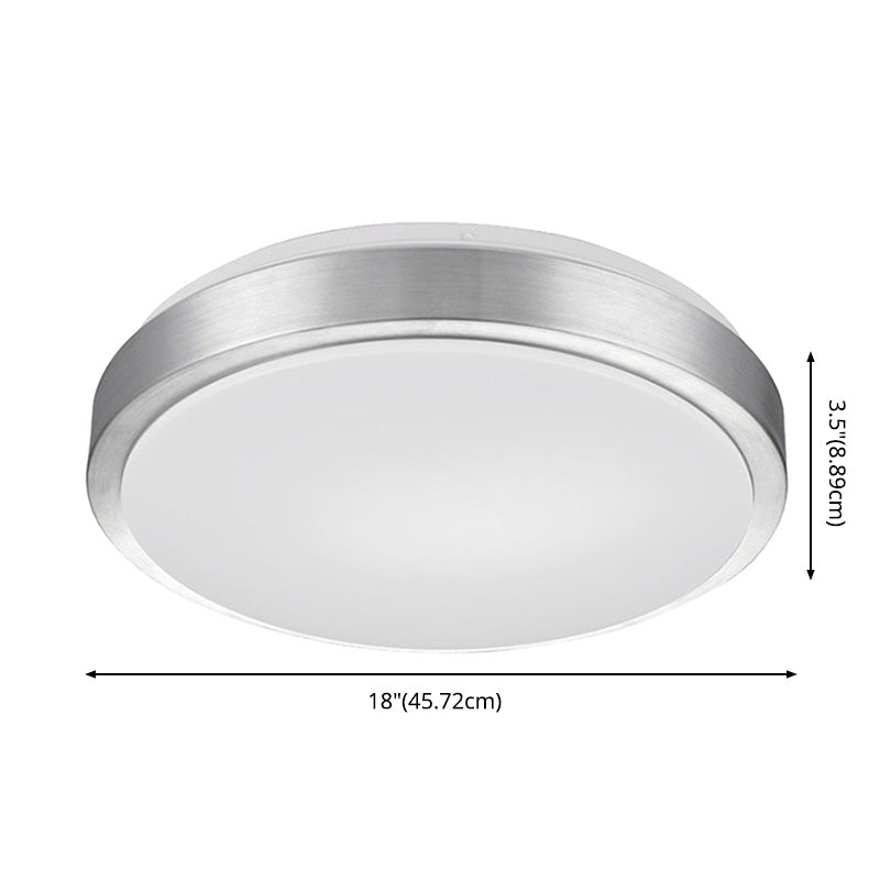 Modern Led Fixture Flush Mount Lighting Fixture Acrylic Lampshade for Bedroom