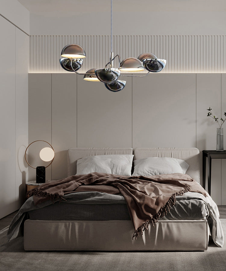 8 têtes Postmodern Chandelier Plafond Plafond Pendant pour le salon salle à manger