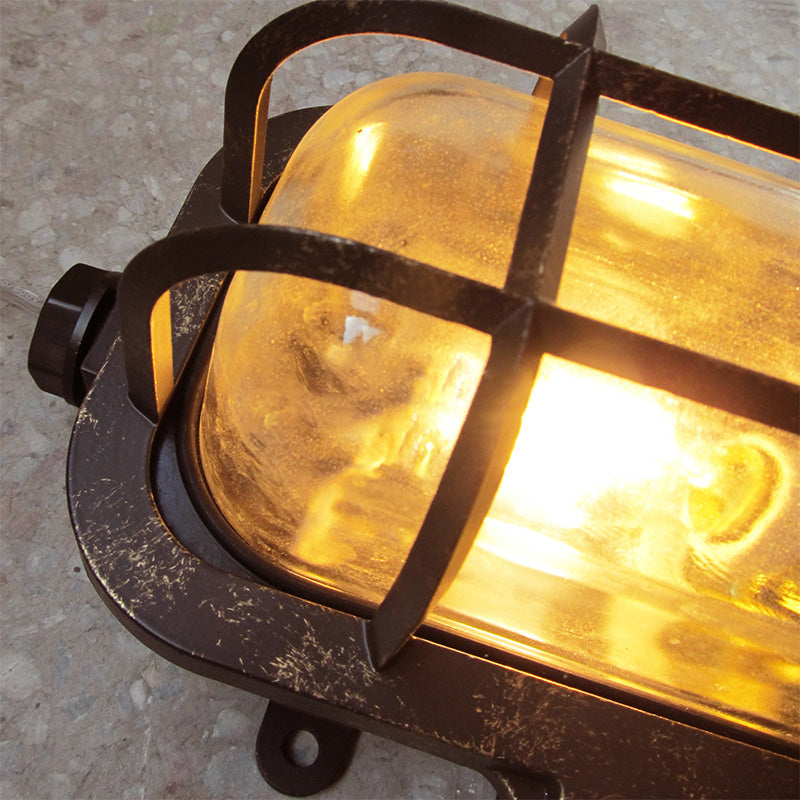 Schattiertes Restaurant Wandleuchte leichte Vintage Style Glass Metallic Wandbeleuchtung