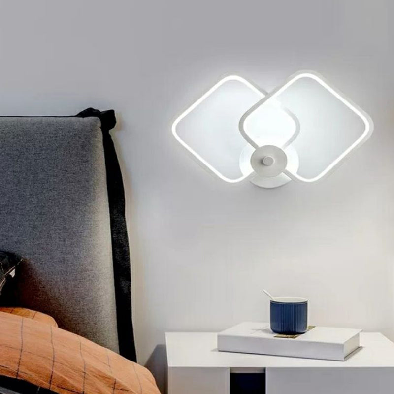 Accesorio de iluminación de pared geométrica de estilo nórdico LLUACIÓN MUNTA MONTAJE DEL ALMENTO DEL DORMITOR METAL