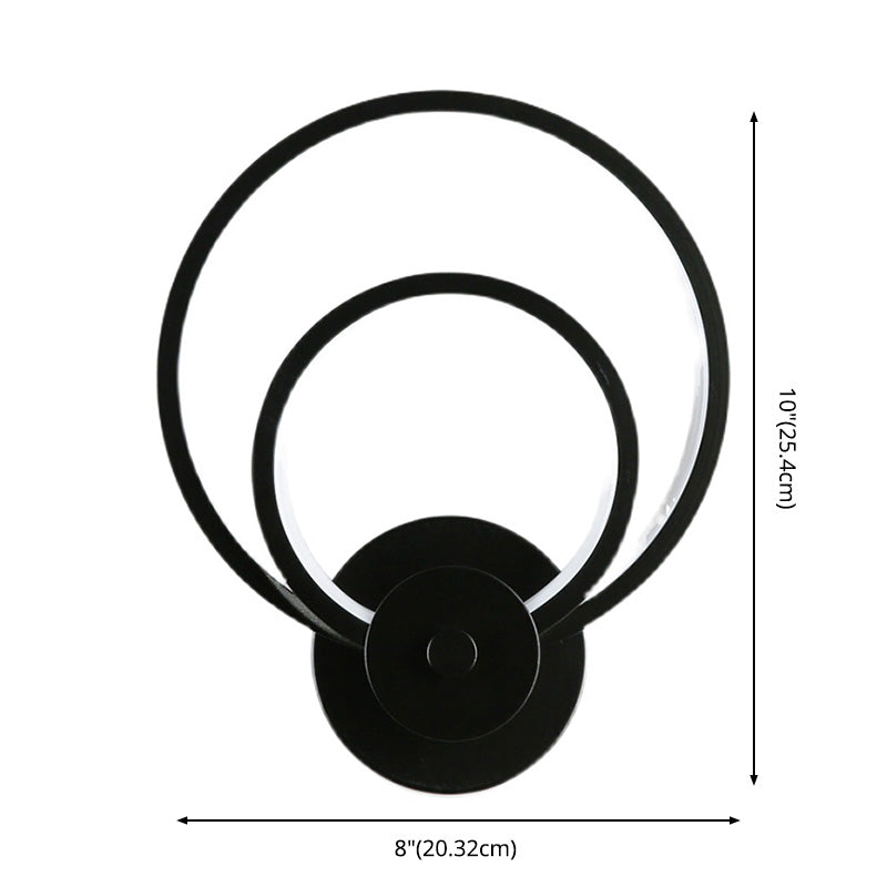 Accesorio de iluminación de pared geométrica de estilo nórdico LLUACIÓN MUNTA MONTAJE DEL ALMENTO DEL DORMITOR METAL