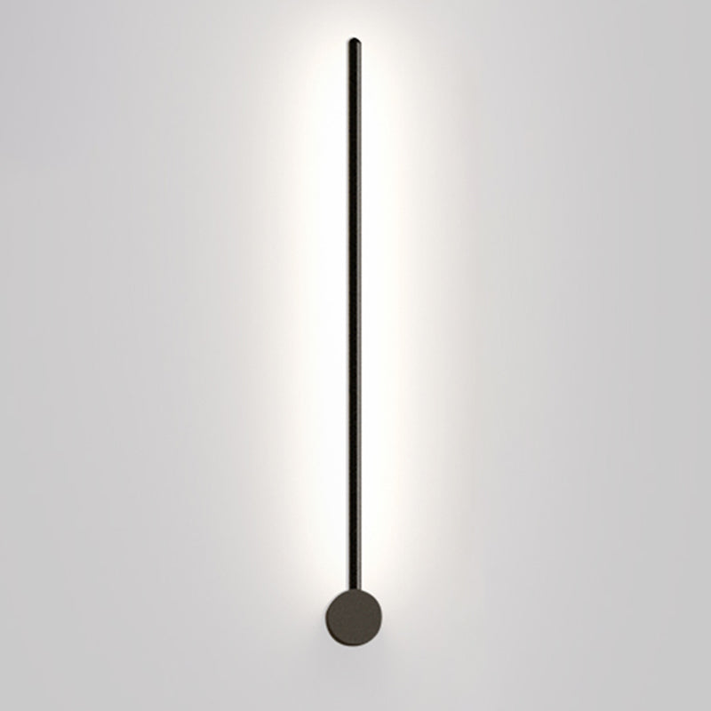 Soggiorno LED SCONCE LUMINA ALLA LAMA NORME NORME NORME MONTO MONTO CON OMBIO DI METALE LINEA