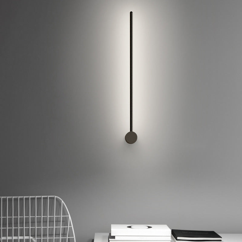 Soggiorno LED SCONCE LUMINA ALLA LAMA NORME NORME NORME MONTO MONTO CON OMBIO DI METALE LINEA