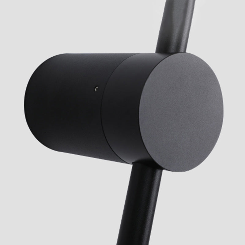 Soggiorno LED SCONCE LUMINA ALLA LAMA NORME NORME NORME MONTO MONTO CON OMBIO DI METALE LINEA