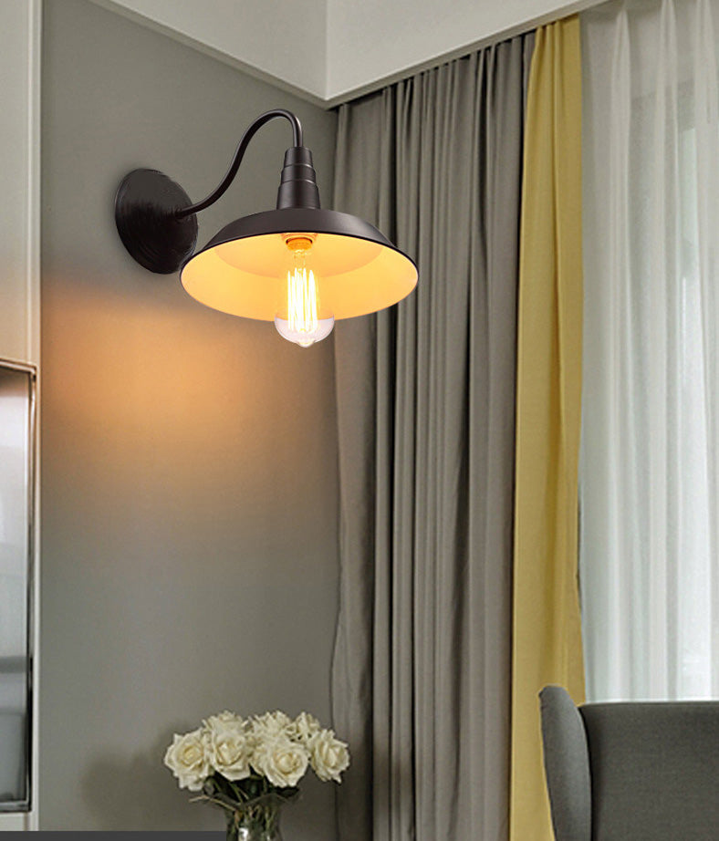 Metal Wall Lamp Fixture Industrial Style Barn Living Room Wall Sconce Light Fixture