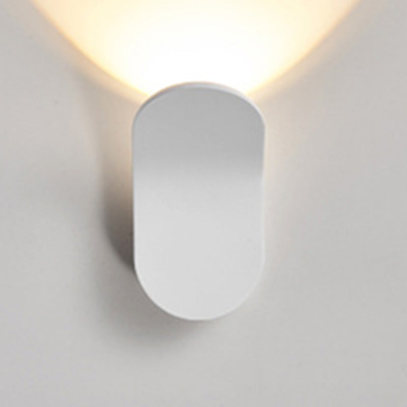 Bend Wall Mounted Lamp Postmodern Simplicity Aluminum Wall Mount Lamp for Living Room