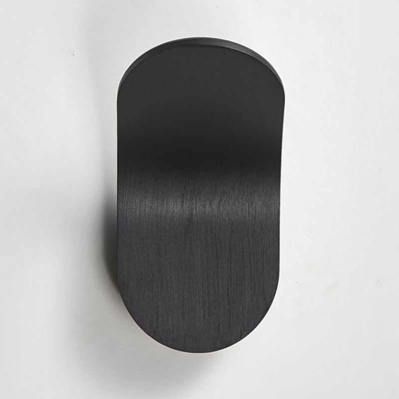 Bend Wall Mounted Lamp Postmodern Simplicity Aluminum Wall Mount Lamp for Living Room