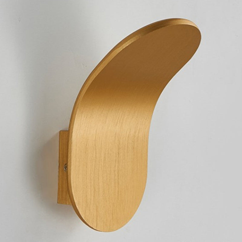 Bend Wall Mounted Lamp Postmodern Simplicity Aluminum Wall Mount Lamp for Living Room