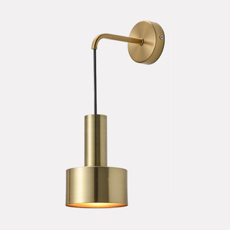 Drum Wall Mounted Lamp Postmodern Simplicity Metal Wall Mount Lamp for Living Room