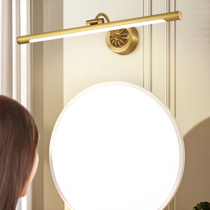 Luci a specchio vanità tradizionali Acrilico Acrilico Acrifide per il bagno