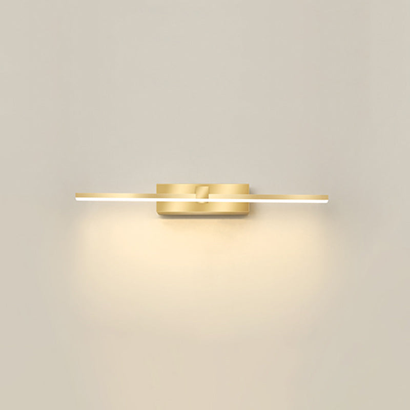 Vanité allongée Lumières murales postmodernes simplicité applique murale acrylique pour salle de bain