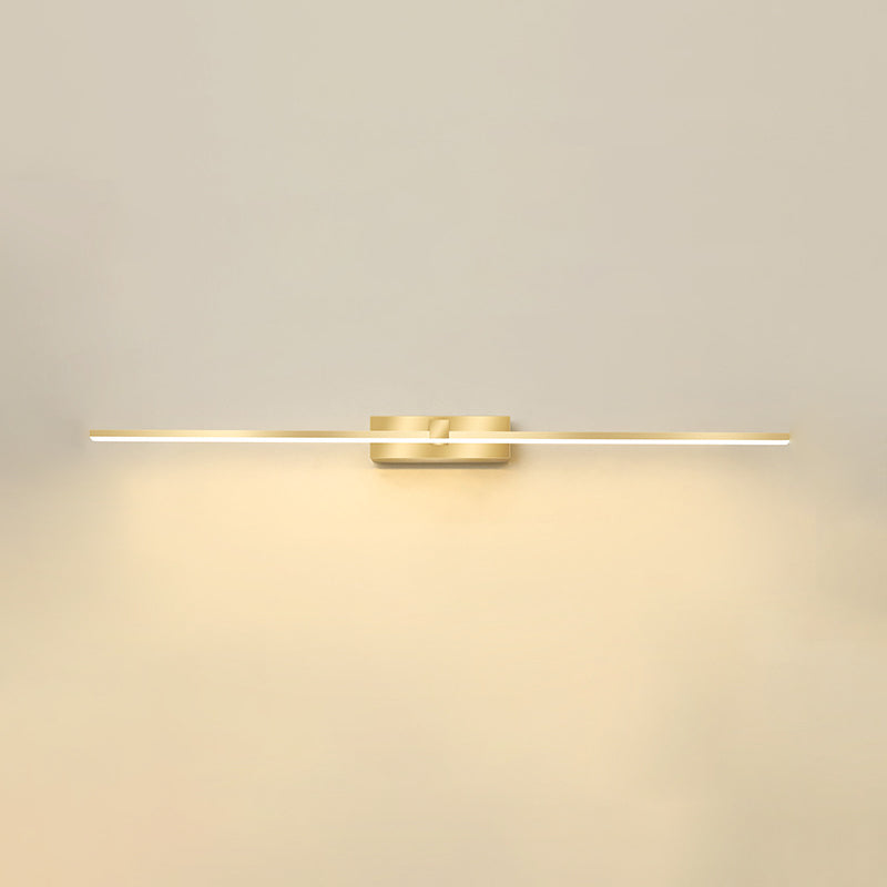 Vanité allongée Lumières murales postmodernes simplicité applique murale acrylique pour salle de bain