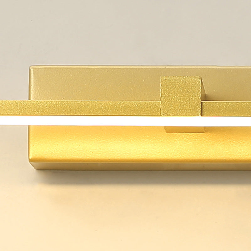 Vanité allongée Lumières murales postmodernes simplicité applique murale acrylique pour salle de bain