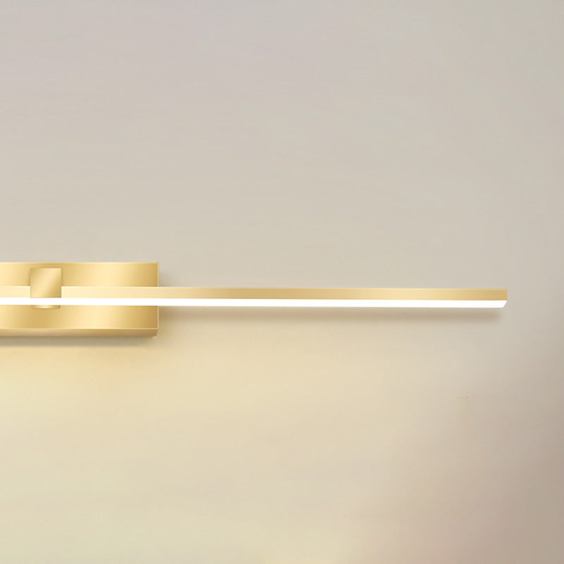 Vanité allongée Lumières murales postmodernes simplicité applique murale acrylique pour salle de bain