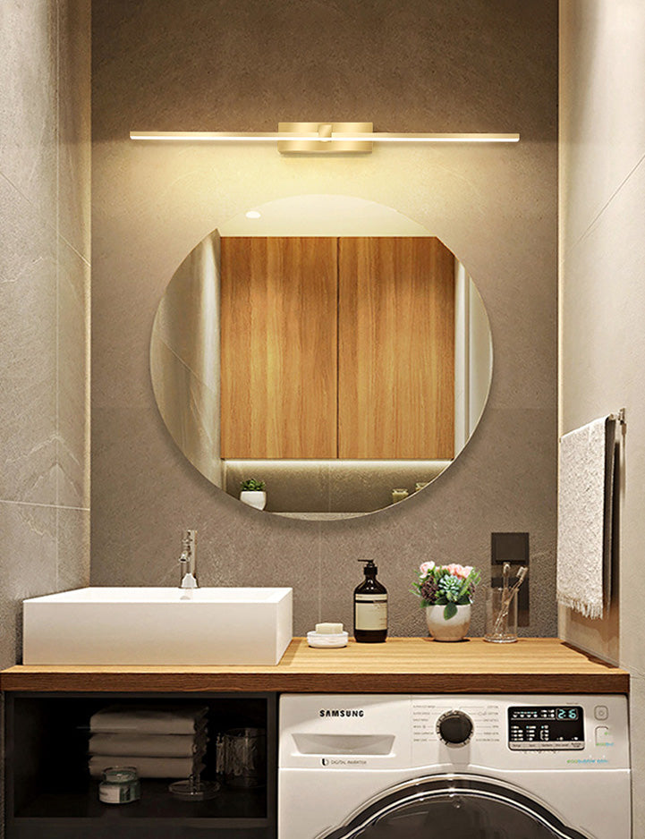 Vanité allongée Lumières murales postmodernes simplicité applique murale acrylique pour salle de bain