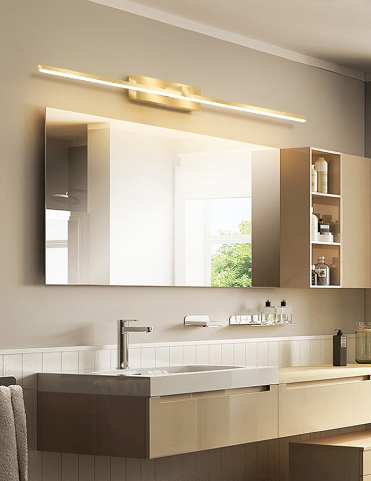 Vanité allongée Lumières murales postmodernes simplicité applique murale acrylique pour salle de bain