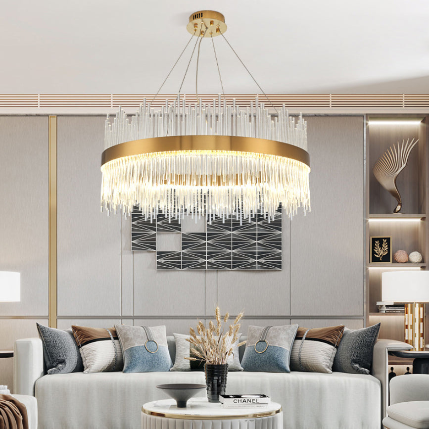 Luz de lujo moderno moderno simple led encogedor led lámpara luz para sala de estar dormitorio de comedor