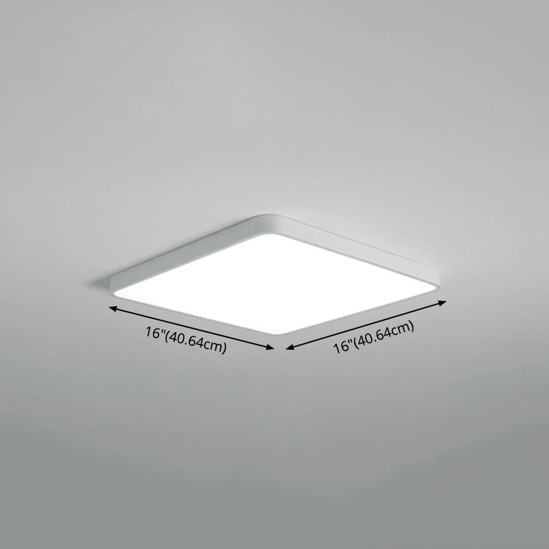 Acrylic Geometric Led Flush Ceiling Lights Modern Style 1-Light Flush Mount Lamps