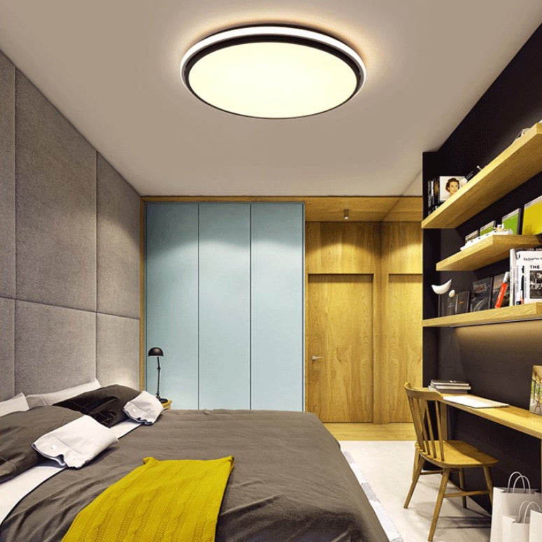 Lámpara de techo empotrada de aluminio Led geométrica dorada de estilo moderno con montaje empotrado