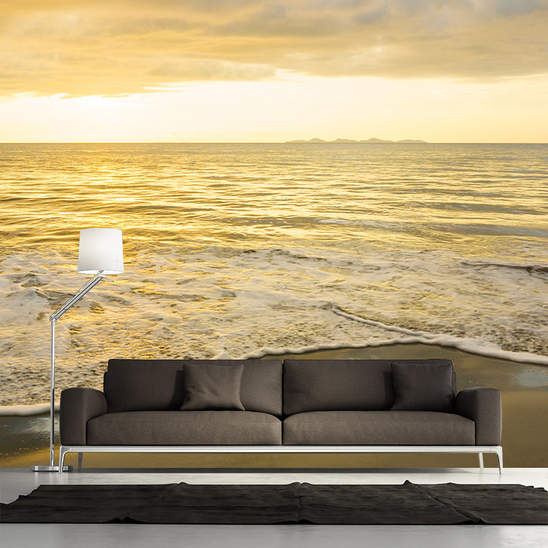 Tropical Sea Landscape Wall Covering Full Size Wall Mural for Dining Room